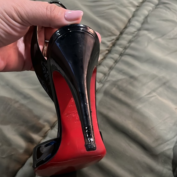 Authentic Christian Louboutin sling back heels. - Picture 4 of 8